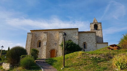 Obraz premium Eglise du Vieil Aiglun (04)