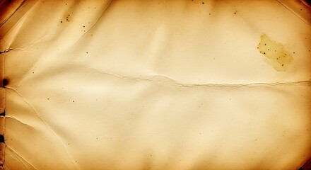 Old Crumpled Paper Texture Background.