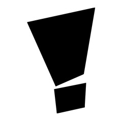 カクカクびっくり（黒色）