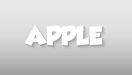 This graphic piece offers a crisp and refreshing take on the word 