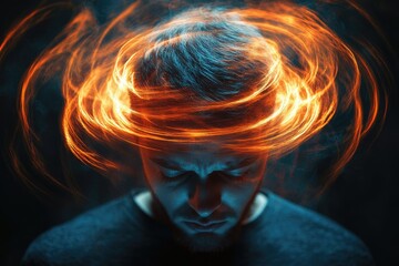 Concussion focus: cerebral harm, cranial strike, neural disruption, brain disorder, skull blow, cognitive decline, memory problem, sensory change, motor weakness, mental strain, head condition trauma