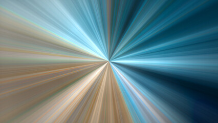 4K abstract digital art featuring a radial blur effect with a central point of focus, radiating outwards. Dynamic picture with motion and speed effect.