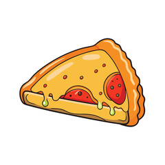 Delicious calzone with gooey melted cheese filling