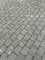 Stone pavers on the ground