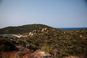 view of the sea from the top of a cliff