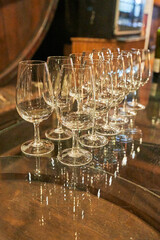 lose-up of sommelier serving  wine at fine dining restaurant
