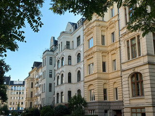 Altbaufassaden in der Kölner Südstadt