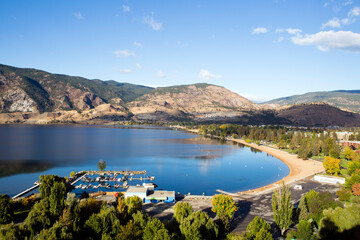 Skaha Lake in Penticton British Columbia Canada Landscape