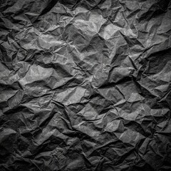Fototapeta premium Dark, crumpled paper texture