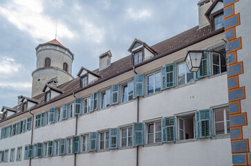 Obraz premium Architecture in the old town of Feldkirch, Austria