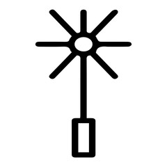 Obraz premium Celebration sparkler icon