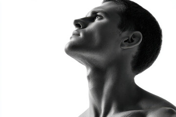 father and son are assembling toy together following virtual instruction guide displayed in air