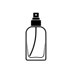 perfume spray bottle icon representing cosmetic fragrance, beauty, and personal care product