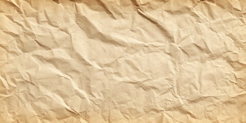 Obraz premium Textured crumpled beige paper