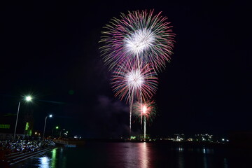 打ち上げ花火　花火　山口　宇部　花火大会