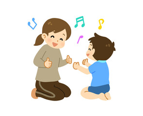 手遊びうたのイラスト