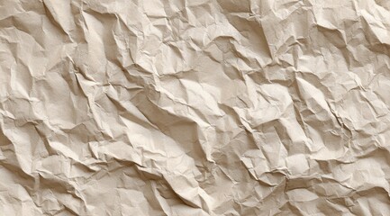 Textured crumpled beige paper (1)