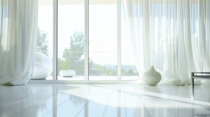 Fototapeta premium Luxury Living Room Interior Design: Cozy Home Space with Sofa, Armchair, Lamp & Wooden Furniture