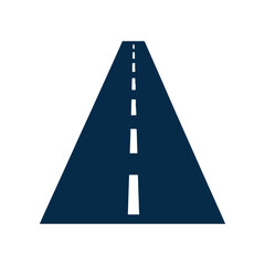 Abstract circle highway logo design with futuristic transport branding