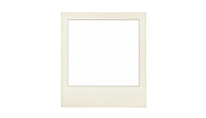 Blank Instant Photo Frame for Memories and Creative Designs.