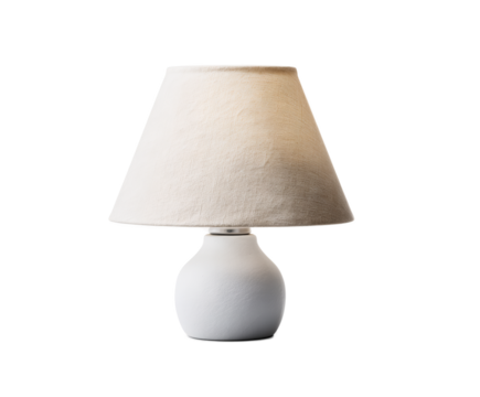 White lamp shade