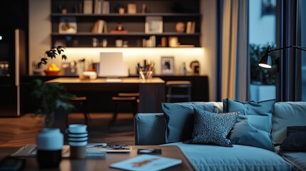 Modern interior living space