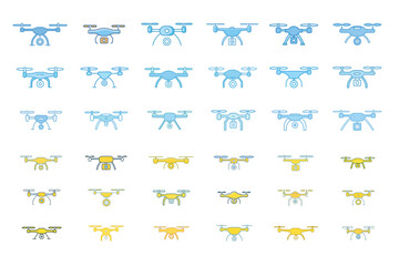 ドローンのアイコンまとめ