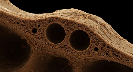 Microscopic View of Bone Structure: Osteon Detail