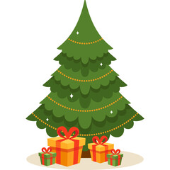 Christmas Tree Illustration