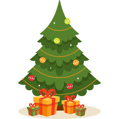 Christmas Tree Illustration