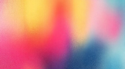 Abstract blend of vibrant, soft-focus colors