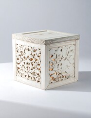 Decorative carved wooden box (1)