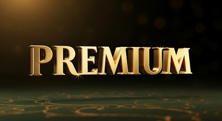 Premium Quality Gold Text Effect Animation