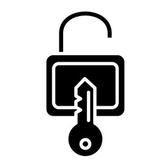 Padlock  Icon Element For Design	