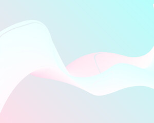 abstract soft pastel wave gradient background