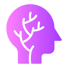 nervous system gradient icon