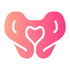 pelvis gradient icon