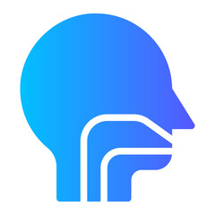 pharynx gradient icon