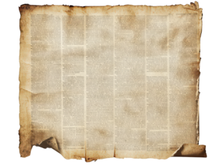 Piece of paper with a lot of writing on it