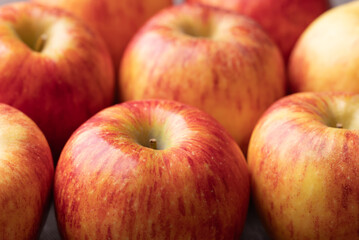 Close up of red apple fruit (Envy apple), Fruit background