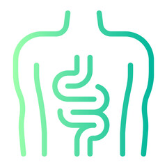 intestine gradient icon