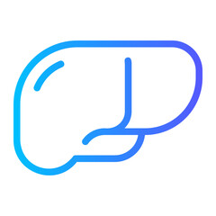 liver gradient icon