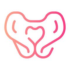pelvis gradient icon