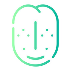 tongue gradient icon