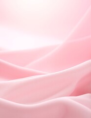 Obraz premium A luxurious pink silk fabric background, featuring a soft sheen that catches the light, creating a smooth, elegant texture perfect for various design projects.
