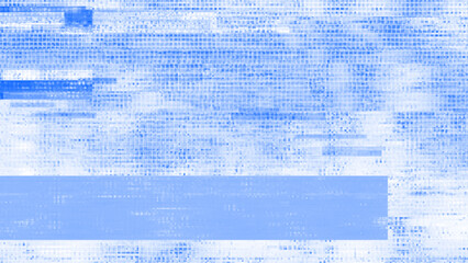 Modern Futurism Design with Broken Video Image and Transparent BG. Techno glitch style backdrop. Glitched banner with TV noise, Glitch camera effect. TV scan line monitor. Data noise texture.