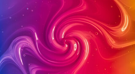 Abstract swirl of vibrant colors gradient background for creative designs