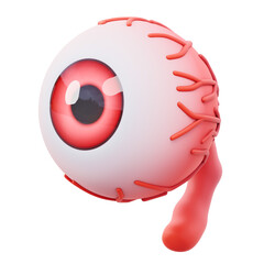 halloween eye 3d illustration