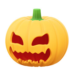 halloween pumpkin 3d illustration