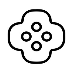 Four Button Control Icon